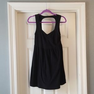 Forever 21 Mini Black Dress with Back Cut Out